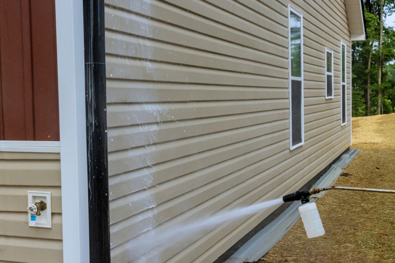 Siding Power Washing detail